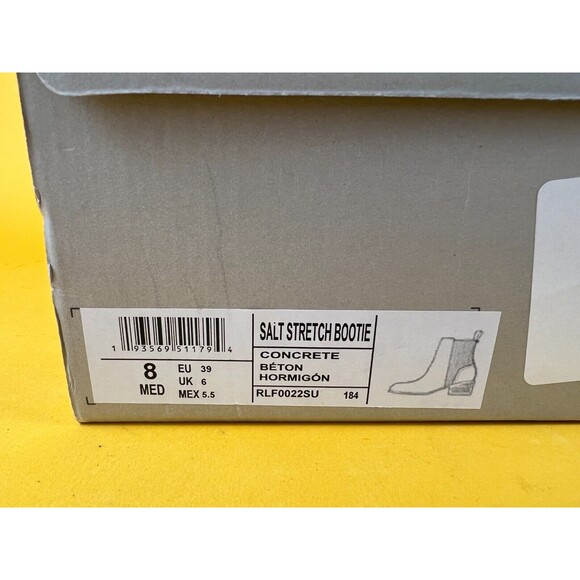 Reaction Kenneth Cole Salt Stretch Booties Womens 8 M Concrete Suede Heeled NWB - Picture 10 of 11